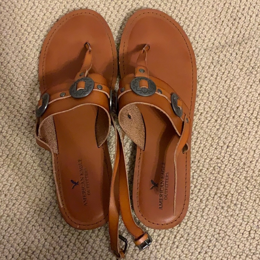 Women’s Brown American Eagle Sandals Size 10
